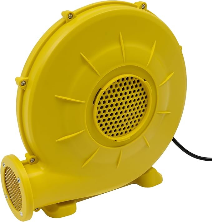 Air Blower Pump Fan 2150Pa Air Blower Jumping Bed Inflator Powerful Inflatable Bounce House Blower for Inflatable Water Slide Bouncy Castle Bounce House Speed 3250RPM 1118CFM Air Volume