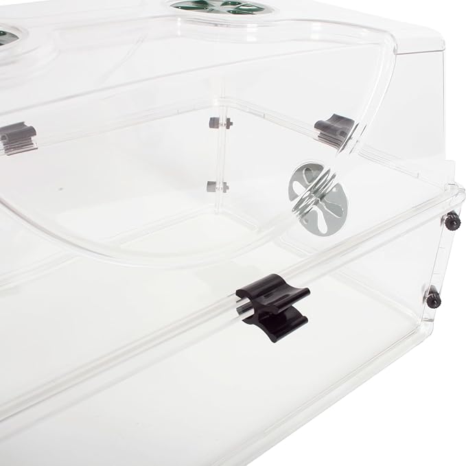 EarlyGrow Medium Seed and Herb Domed Propagator with Vented Side Height Extension and Security Clip SetGreen