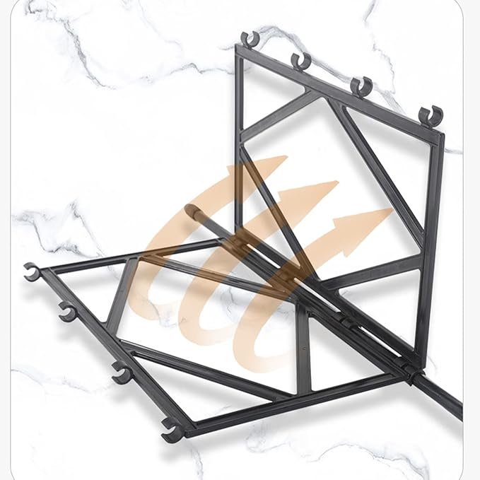 Foldable Garden Trellis DIY Garden Climbing Aid Rustproof Metal Plant Trellis Support Plant Support Bracket For Climbing Plants Vine Ivy Rose Cucumbers Clematis 4 Size ( Size : 60*120cm )