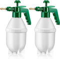 2 Pcs 50 oz Handheld Pump Spray Bottle Garden Mister Spray Bottles Lawn Pressure Hand Pump Sprayer with Adjustable Nozzle for Chemicals Watering Weeds Plants and Cleaning (Green)