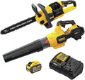DEWALT FLEXVOLT 60V MAX* Blower &amp Chainsaw Combo Kit Brushless 3-Ah Battery (DCBL772X1 &amp DCCS670B)