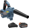 SENIX 20V Cordless Leaf Blower Electric Blowers with Brushless Motor 3 Variable Speed Modes 75 CFM and 180 MPH 2.5Ah Battery and Charger Included Lightweight Leaf Blowers for Lawn Care (BLX2-M)