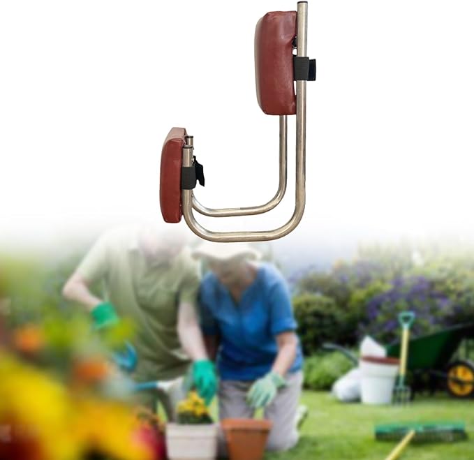 Knee Seat for Gardening Strap on Kneeling Device Portable Kneeling Cushion Agricultural Protecting Knees Knee Seat Leg Brace