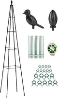 Cucumber Trellis - Foldable Metal Climbing Support Rust-Resistant Outdoor Plant Frame Vertical Growing Structure | Tomato Pea Bean Vegetable Flower Holder for Garden Patio Yard Indoor Greenhouse