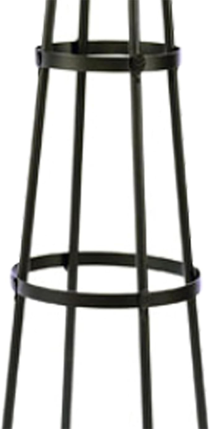 Achla Designs OBL-01 61-in Wrought Iron Garden Obelisk Trellis H Graphite