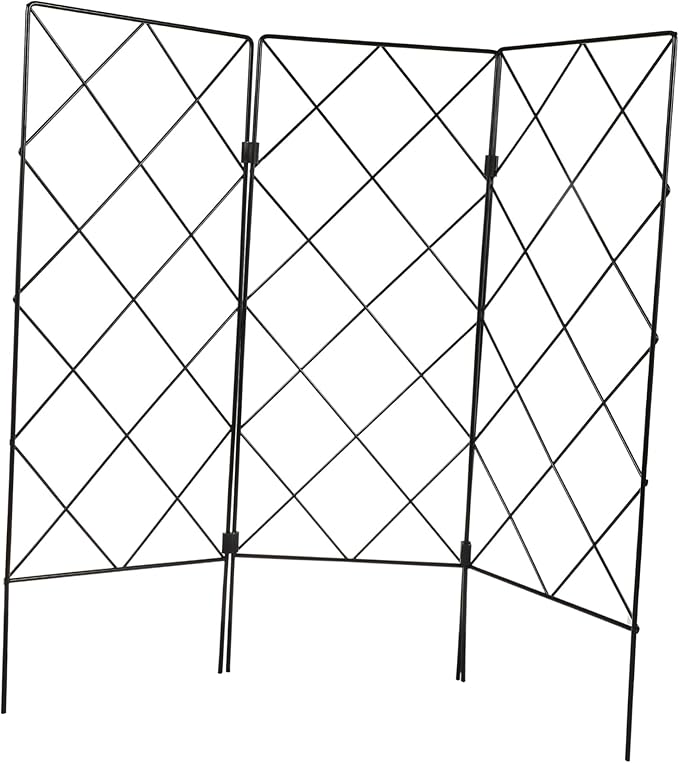 BESPORTBLE Gardening Support Bracket Vegetables Garden Trellis for Climbing Plants Outdoor Pea Growing Trellis Stands Foldable Plant Stand Pea Trellis Lattice Folded Folding Easy