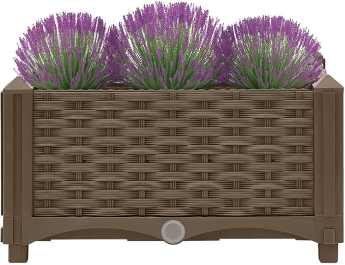 YAFF Raised Bed 15.7x15.7x9.1 Polypropylene (4.664lbs)