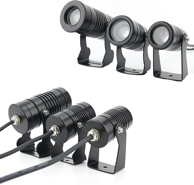Rotation Spotlight - LED Beam Spotlight IP67 Waterproof Landscape Lights Outdoor Spot Light DC24V/AC85-265V Outdoor Floor Lamp For Tree Garden Remote Lighting(Cold White Light3W(DC24V))
