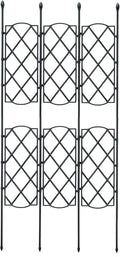 Garden Trellis for Climbing Plants Adjustable Plant Trellis Support Black Climbing Stand Rack for Vegetables Flowers Fruit (Size : 46.5x90cm/18.3x35.5in)