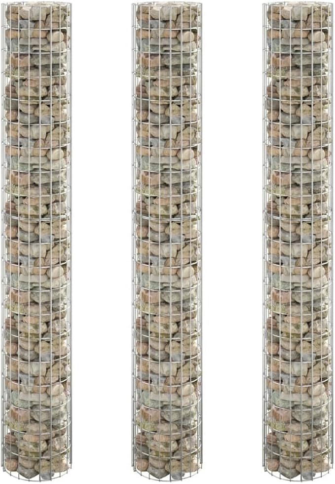 Gabion Raised Bed Silver Galvanized Steel Large Durable Gardening Pots &amp Planters 152022