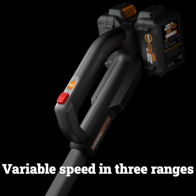 WORX Nitro Cordless Leaf Blower Electric Blower with 620 CFM &amp 165 MPH Blowers for Lawn Care with Brushless Motor &amp 3 Speed Control 2 × 4.0 Ah Batteries &amp Charger Included WG585