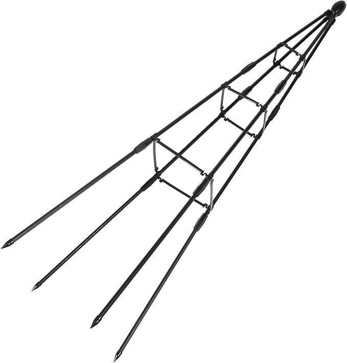 Garden Plant Support Trellis 120cm Iron Climbing Vine Frame with Reinforced Four-Point Structure for Outdoor Potted Plants and Vegetable Garden Climbing