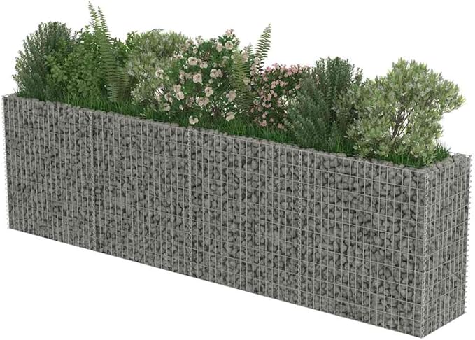 Galvanized Steel Raised Garden Bed 141.7x141.7x39.4 in Silver Large Outdoor Planter with 3086 lb Load for Patio Lawn &amp Urban Garden Spaces