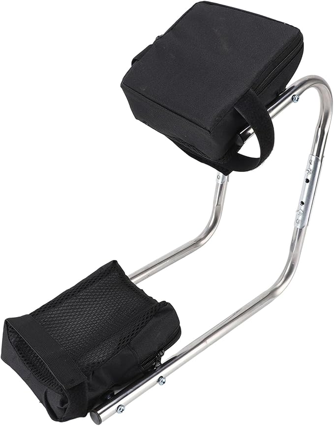 Pssopp Knee Seat Gardening Tool Stainless Steel Multifunctional Soft and Comfortable Knee Seat Leg Brace for Gardening or Praying