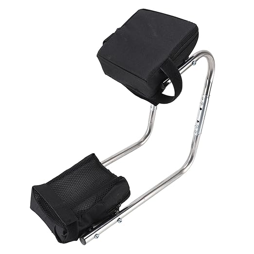 Pssopp Knee Support Tool Ergonomic Stainless Steel Gardening Sit Kneeling Seat Reduce Knee Pressure Ideal for Farmers and Gardeners