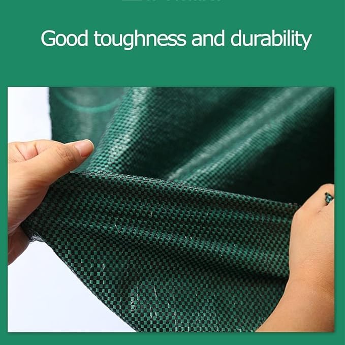 Weed Control Film Weed Barrier Landscape Fabric Driveway Fabric Geotextile Weed Control Membrane for Flower Bed(4x20ft)