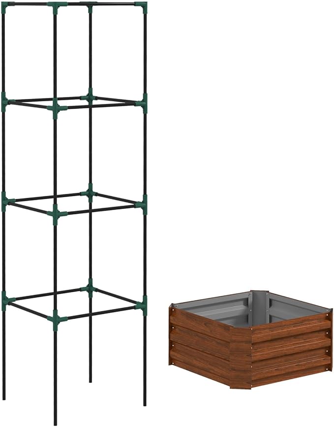 Galvanized Steel Raised Garden Bed - 24X24