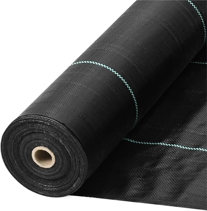 Weed Barrier Fabric 13FTx60FT High Strength Weed Barrier Landscape Material 5OZ Woven Geotextile Fabric Beneath Gravel for Gardening