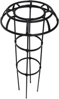 VOSAREA Decorative Metal Plant Climbing Trellis Obelisk Support for Indoor Outdoor Potted Plants Φ25.4cm X 105cm Garden Vine Climbing Rack for Flower and Vegetable Growth