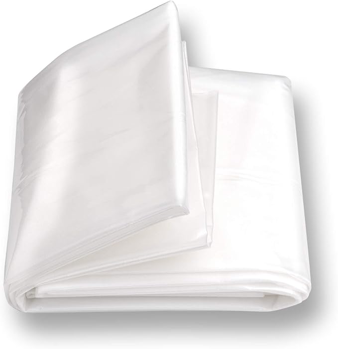 A&ampA Green Store Greenhouse Plastic 4 Year 6 mil UV Resistant Clear Polyethylene Film (12' x 25')