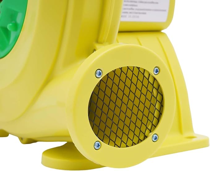 Air Blower Pump Fan 2150Pa Air Blower Jumping Bed Inflator Powerful Inflatable Bounce House Blower for Inflatable Water Slide Bouncy Castle Bounce House Speed 3250RPM 1118CFM Air Volume