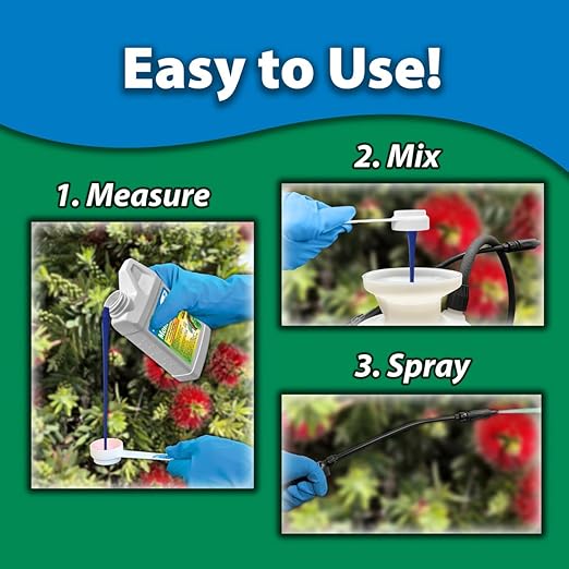 Monterey B.t. Bundled with Measuring Spoon - Caterpillar &amp Worm Killer Organic Gardening - Apply with Sprayer - 8 oz
