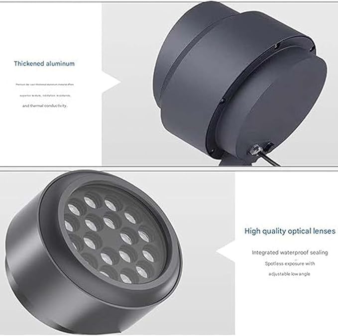 Landscape Lamp - 220V Outdoor LED Spotlight IP65 Waterproof Lawn Projector Floodlight Tree Lighting for Hotel Exterior Wall Contouring Landscaping Projects(B-Neutral Light54W)