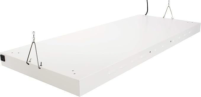 4Ft X 19in 8 Lamps 400W T5 Fluorescent Grow Lights with 40000 Lumens and 6500K Sun Light Great for VegGrow Stages of Indoor Garden. Fast Growing!