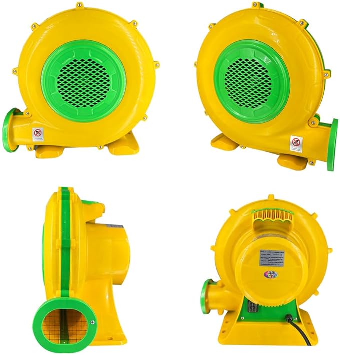 1100W（1.5HP）Air Blower Commercial Inflatable Bouncer Blower Perfect for Inflatable Bounce House Jumper Bouncy Castle