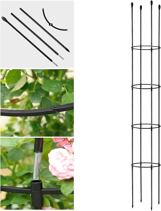 Garden Trellis for Climbing Plants Plant Stand Indoor Spliced Gardening Plant Stand Plant Cages Plant Stake Plant Climbing Rack for Flower Vegetable Vines Green(#2)