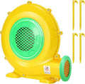 Bounce House Blower 750W/1HP Commercial Air Blower with Double-Sided Fan Blade Design Strong Wind and Great Heat Dissipation Properties for Bouncy Castle Jump Slides Arch Inflatables
