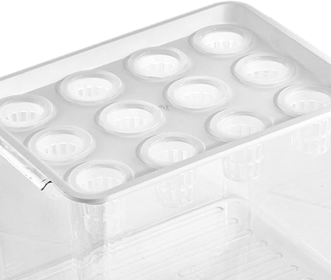 Indoor Hydroponics Tool Hydroponics Grower Kit Rectangular Sturdy 12 Hole Microgreens Growing Kit for Indoor Vegetables Home White Lid