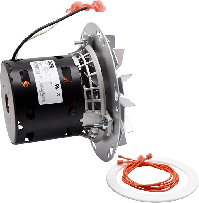 Criditpid Replacement PU-076002B Combustion Exhaust Blower Motor for Englander 25-PDVC 55-SHP10 25-PDV Pellet Stoves.