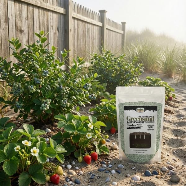 Old Cobblers Farm Greensand Fertilizer Soil - Lawns Gardens Trees Shrubs Container Plants - Organic Sustainable Soil Improvement (5 lbs | 10 lbs | 15 lbs | 20 lbs) (5lbs)