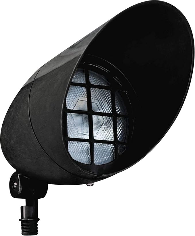 FG23-B Fiberglass Hooded Spot Light Par 38 Black Finish