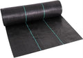 YUEWO 5oz Premium Garden Weed Barrier Landscape Fabric Durable Heavy Duty Ground Cover Garden Cloth Weed Block Gardening Mat with Various Sizes Black