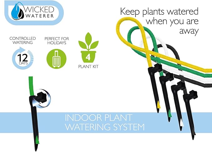 Plant Grow &amp Groom 3 Pc Kit (Grooming Tools + 4-Spike Watering Kit + Grow Light)