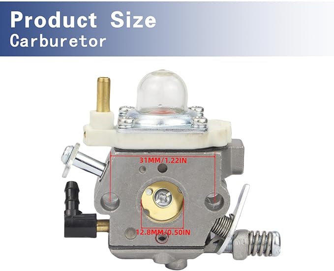 A021001881 Carburetor A021001882 for Echo PB-250 PB250 PB 250 Handheld Leaf Blower Replaces WTA-33 WTA-33-1 Carb with Air Filter Kit