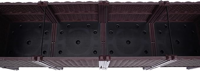 Set of 4 Raised Garden Beds with Legs - Elevated Planter Boxes with Drain Holes for Vegetables Fruits and Flowers - Perfect for Patio Deck Porch or Backyard - Outdoor Gardening Kits