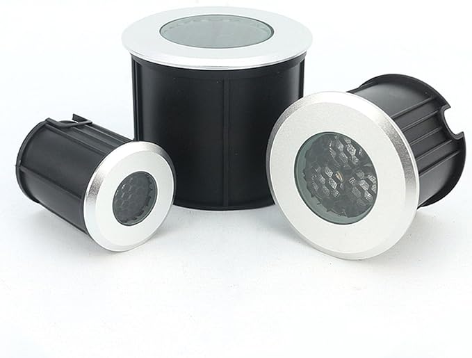 Buried Lights - Landscape Lights Outdoor Recessed Spot Light Honeycomb Anti-Glare Low Voltage 24V Outdoor Ground Lights IP67 Waterproof Courtyard Villa Buried Spotlight Garden Lighting(White light