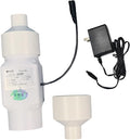 2” 50mm Inline Variable Vent Duct Fan with 20mm PVC Duct 92 CFM 18W Air Diffuser Blower 12V Electronic Booster Fan for Grow Tents Hydroponics Home Use (50mm/20mm Not Adjustable Speed)