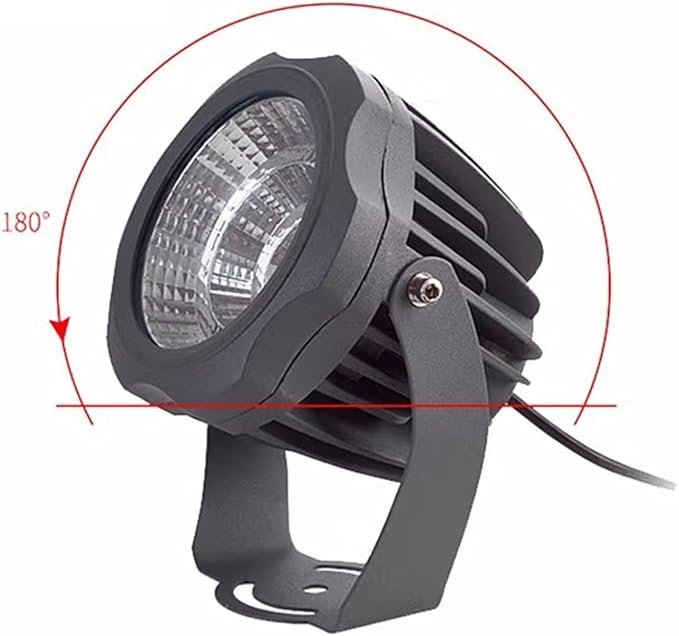 COB Floodlights - IP65 Outdoor Waterproof Spotlight COB Tree Lighting Lamp AC220V Rotation Landscape Spotlight LED Beam Lights for Villa Courtyard Lawn Lighting(Blue30W)