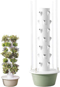 Hydroponics Growing Syst-em Tower Hydroponics Tower Garden Growing Syst-em for Home Garden Vertical Planter with LED Light Tower Hydroponics Sys-TEM for Herbs and Vegetables7Layer