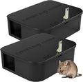 Rat Station Box with 1 Key Complete Rodent Solution Keeps Rats Away Pet &amp Child-Safe Lock &amp Key Available Reusable &amp Long-Lasting Indoor &amp Outdoor 2 Pack