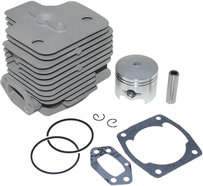 Cylinder Piston Kit for RedMax EB6200 EB7000 EB7000RH EB70001 EB7001RH EB4401 EB4300 EB4400 Zenoah EB430 EB440 EB441 EB4300 EB6200 MD431A MD431D MD431M PN 2750-12111 1490-12113 1490-12114