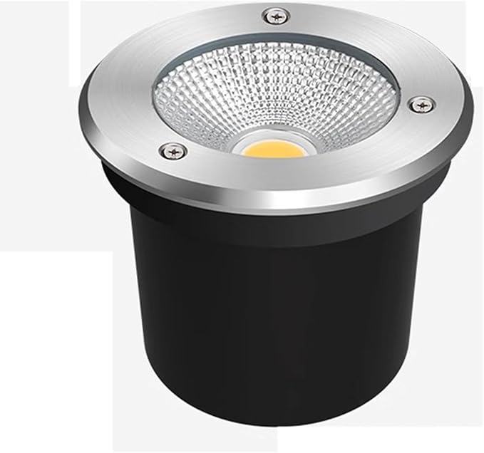 LED Underground Spotlight AC85-265V Waterproof COB Ground Light IP65 Landscape Recessed Lamp for Deck Step and Garden (20W Red)