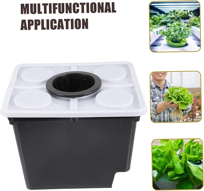 Soilless Cultivation Hydroponic Basket Durable Plant Growth Bucket for Greenhouse Easy Installation for Vegetables and Fruits for Indoor and Outdoor Gardening