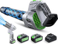 Comchoi Electric Leaf Blower Cordless 900000 RPM 2 x 4.0Ah Batteries &amp Charger Handheld Leaf Blowers for Lawn Care 5 Speed Mode Portable Lightweight Grass Blower for Yard Patio &amp Outdoo