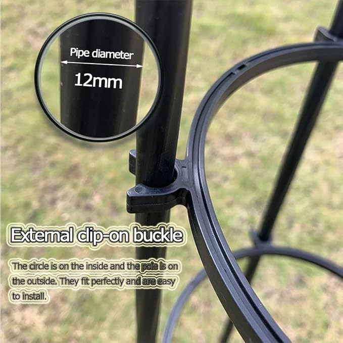 Metal Obelisk Trellis Garden Trellis for Climbing Outdoor Plants Tower 21x120cm 25x190cm 31x160cm 35x150cm Birdcage Shape Tomato Cage Easy Assembly