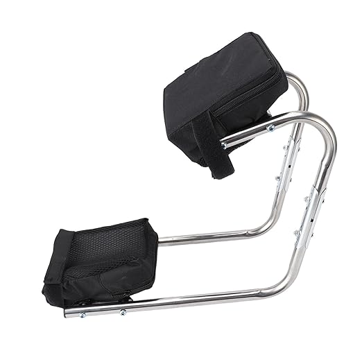 Pssopp Knee Support Tool Ergonomic Stainless Steel Gardening Sit Kneeling Seat Reduce Knee Pressure Ideal for Farmers and Gardeners